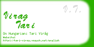 virag tari business card